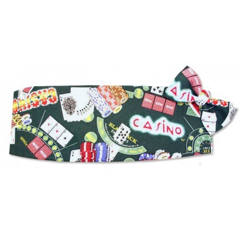 Vegas Casino Games Cummerbund and Bowtie Set - Picture 1 of 1