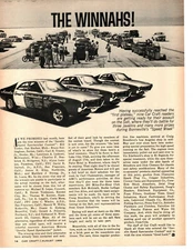 1968 AMC JAVELIN / BONNEVILLE SPEED SPECTACULAR WINNERS ~ ORIGINAL ARTICLE / AD