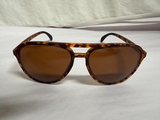 goodr Amelia Earhart Ghosted Me Tortoise Aviator Sunglasses Brown