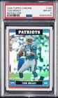 2006 TOPPS CHROME REFRACTOR #106 TOM BRADY PSA 8