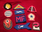 Nice Lot of 10 US Military Unit Patches WW2 era to Post War