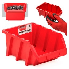 1 Pcs Boîte de tri 198x118x84 mm Polypropylène rouge