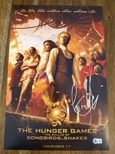Tom Blyth 'The Hunger Games' Signed 12x18 Photo ‘Coriolanus Snow’ Beckett
