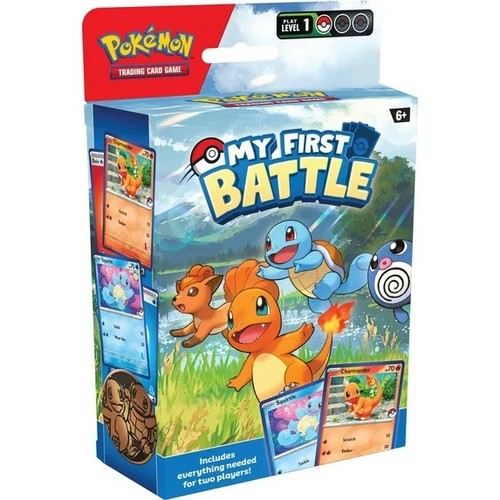POKEMON TCG My First Battle Deck - Mini Decks Squirtle Charmander (Open Box) A2