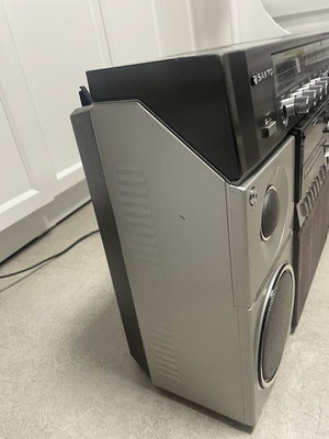 Vintage BOOMBOX Sanyo m-x960k GHETTOBLASTER radio | eBay