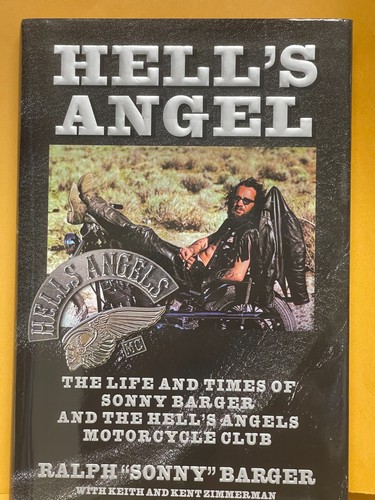 Signierter HELL'S ANGEL /Ralph SONNY Barger Erstdruck handsigniert HB/DJ & Aufkleber
