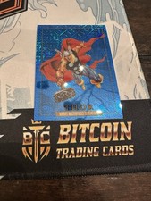 2024 Skybox Marvel Masterpieces '92 Thor Blue Traxx Platinum #92 Parallel