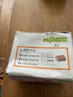 wago 222 415 connectors 22 left in box
