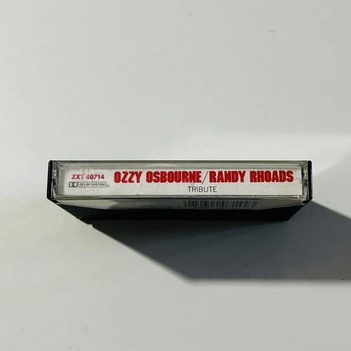 Ozzy Osbourne Randy Rhoads Tribute Cassette 1987 Iron Man Crazy Train Crowley - Picture 15 of 24