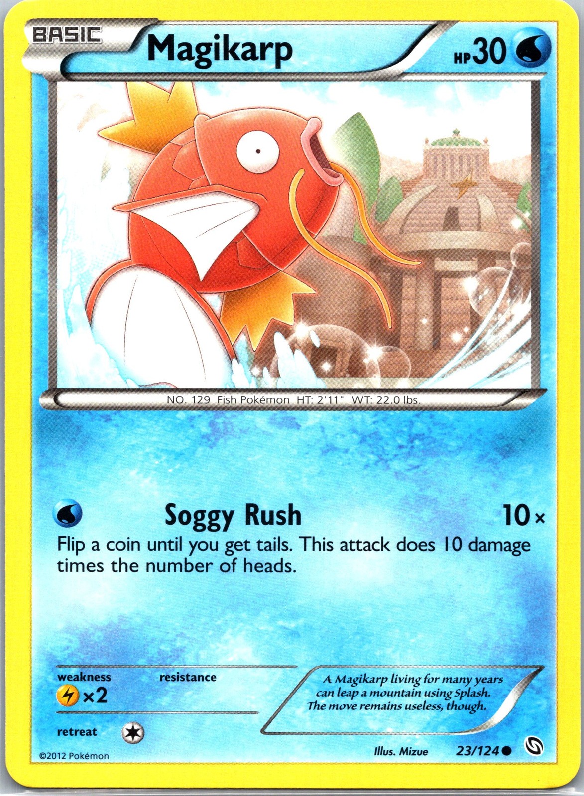 Magikarp Common Dragons Exalted 23/124 LP