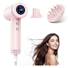 Hair Dryer - 160,000 RPM Ionic Blow Dryer - High Speed Fast Drying Profession...