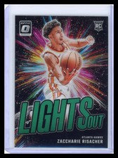 Zaccharie Risacher - 2024-25 Donruss Optic Prizm Lights Out Green /5