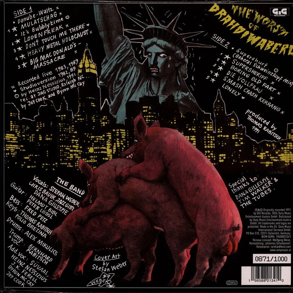 Drahdiwaberl - The Worst Of Drahdiwaberl (Vinyl LP - 2024 - EU - Original) - Bild 3 von 3