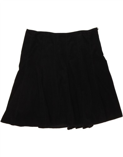 MONSOON Womens A-Line Skirt UK 22 3XL W42 Black AK08