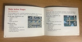 Darkman - Nintendo NES - Instruction Manual Booklet Only