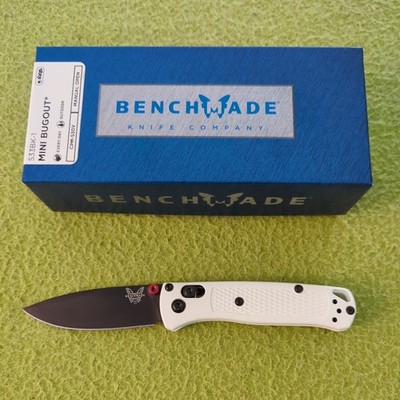 Benchmade MINI Bugout 533BK-1 schwarz/weiß (+rotem Thumbstop)