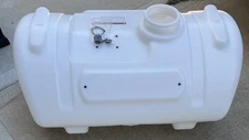 Valley Industries T-040-WWSA-XL Sprayer Tank, 40 Gallon, White  **MISSING LID**