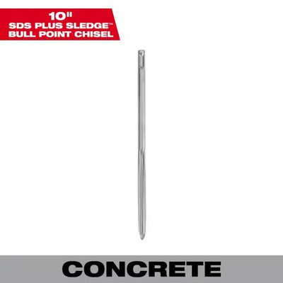 10 In. SLEDGE SDS-PLUS Bull Point Chisel