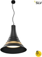 Schwarz Moderne HäNgelampe Pendelleuchte 2700K 1450 Lm 1X30W/Led IP20 100°