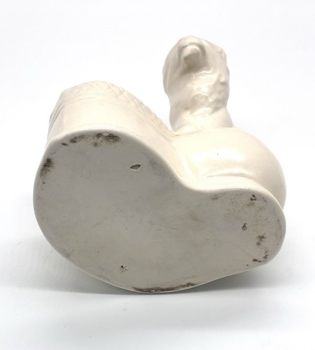 Rara MCM Haeger vintage? Fioriera circo leone su palla arte ceramica 6” x 5” USA ASIS - Foto 7 di 9