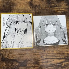 The Quintessential Quintuplets May Exhibition Bonus Colored Paper, Good Conditi