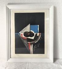 Pop Art Print / Colour Screen Print Karl Korab 1980 " Still Life "