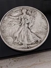 Walking Liberty 1945 Six Coin Lot Circulated Business Average Condition No Mint