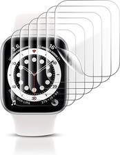 6 Pack TPU Flexible Film for Apple Watch Screen Protector 44mm Compatible with A