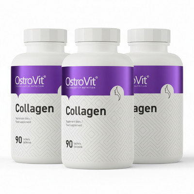 OSTROVIT COLLAGEN - 90-180 Tabs - Increased hydration regeneration skin recovery