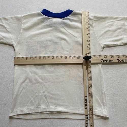 VINTAGE Disney Winnie the Pooh Shirt Boys 6 Ringer Tigger Soccer 90s Made USA - Picture 10 of 11