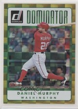 2017 Panini Donruss Dominators Gold 3/99 Daniel Murphy #D-6 im4