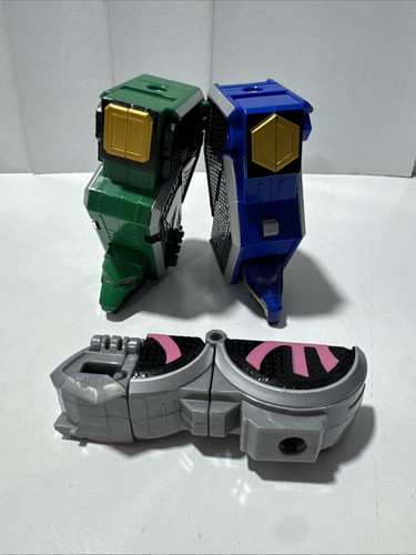 Megazord Samurai Orso Verde e Drago Blu e Tartaruga Rosa - Personaggi Power Rangers - Foto 15 di 20