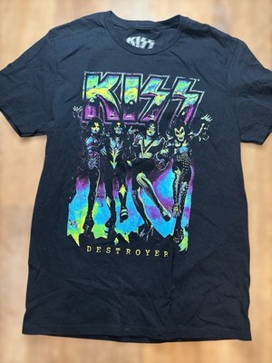 KISS Destroyer Album Small Shirt Black Hard Rock Metal Band
