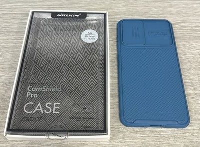 Nillkin CamShield Pro Hülle für Samsung Galaxy S21 FE Blau - Kameraschutz