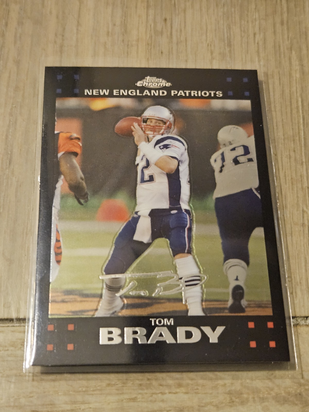 2007 Tom Brady Topps Chrome Centered