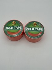 2-PACK Neon Orange Color Duck Tape Brand Duct Tape 1.88in. x 15yd - 48mm x 13,7m