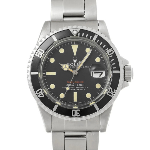 Rolex Submariner 1680 40mm Stainless Steel Black Wristwatch #WW357