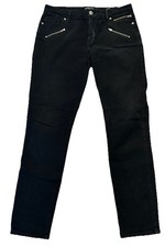 Kenneth Cole Womens Jess Skinny Black Zipper Super Stretch Jeans Size 8