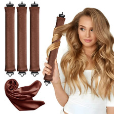 Heatless Curls Overnight Hair Curlers Rollers Tools With Rod