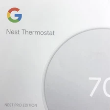 Google Nest Programmable Smart Wi-Fi Thermostat - White (GA02180-US) - READ