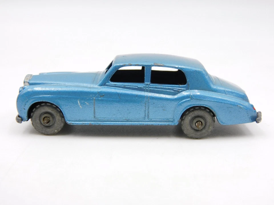 Lesney Matchbox 44A Rolls Royce silver cloud metallic blue MW D type box diecast - Immagine 3 di 4