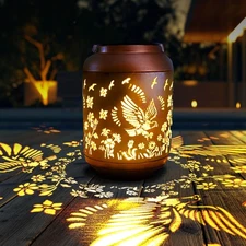 Solar-Powered Hanging Lanterns, Waterproof Outdoor Lights, Yard & Backyard Decor