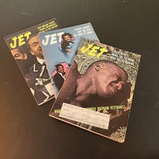 3 Pack 1975 Jet Magazine 70’s Culture Publication Vintage Style Life