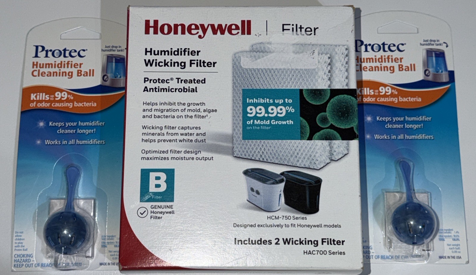Filter B Hcm-750 W/ 2 Protec Cleaning Ball