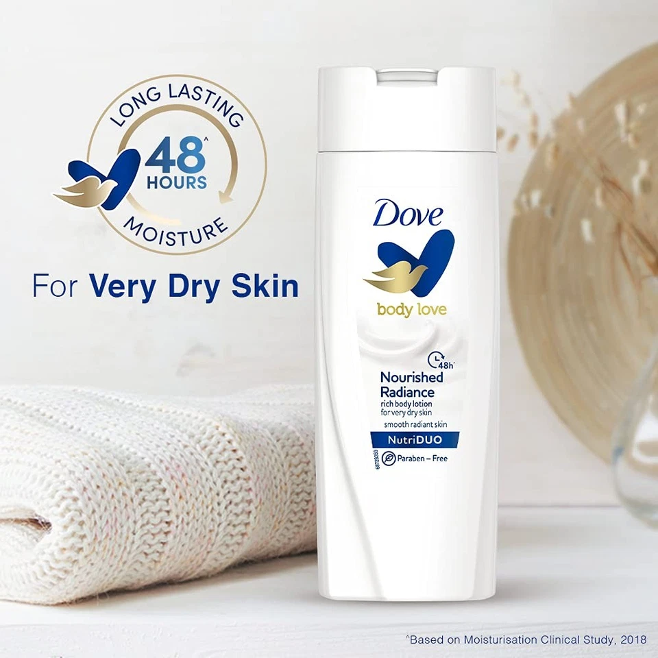 Dove Body Love Nourished Radiance Body Lotion For Dry Skin, Unisex 90ml - image 2 of 4
