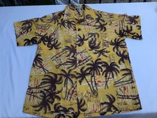 Vintage 1950  s SHAHEEN  S OF HONOLULU Hula Girls Hawaiian Button Up SHIRT size M