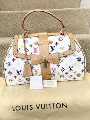 Authentic Louis Vuitton Eye Love You Multicolor Canvas Bag