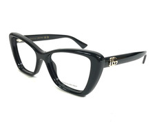 Gucci Eyeglasses Frames GG1977O 001 Shiny Black Cat Eye Full Rim 52-16-145