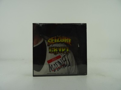 SEIZURE CRYPT HELL MY NAME IS MADNESS (39) 8 Track Promo CD Album including Card