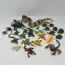 LOT of Insects, Frogs, Turtles and Reptiles, Varied Sizes  Colors